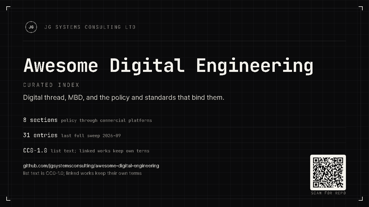 Awesome Digital Engineering overview card